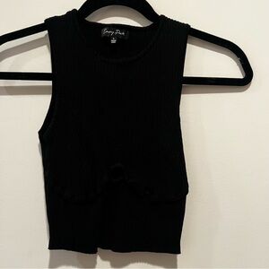 Vici ribbed crop top tank